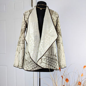 Reversible Jacket Gray Metallic One Size